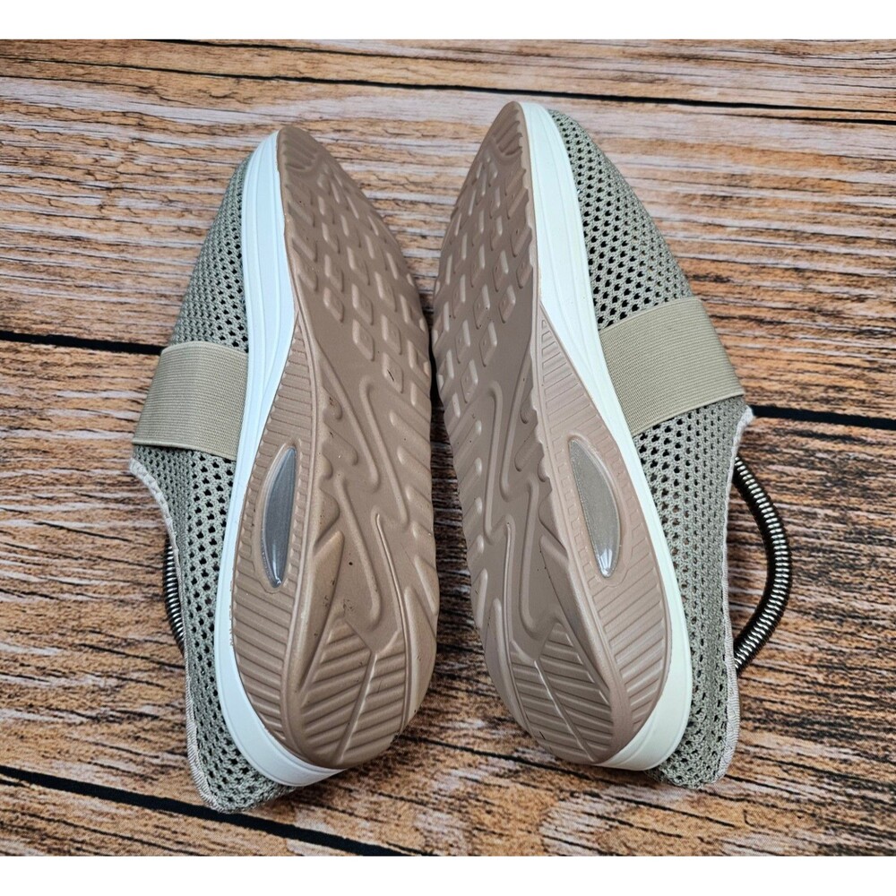 NWOB Fashion Womens 9.5-10.5 Mesh Shoes Sneaker Foam Mules Lightweight Brown - Picture 5 of 11